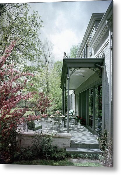 Hollis Baker's Patio Metal Print