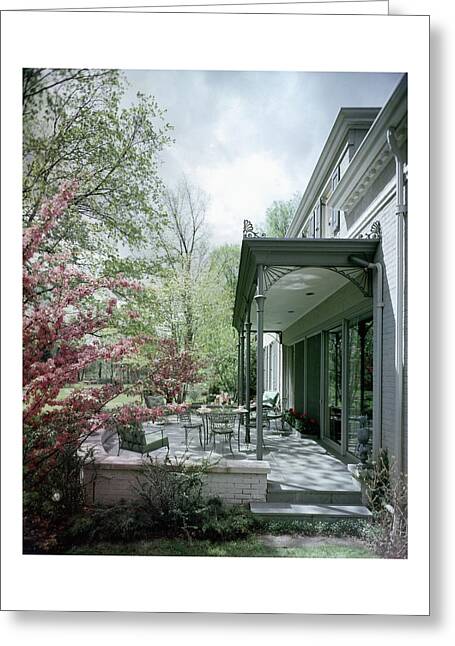 Hollis Baker's Patio Greeting Card