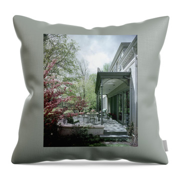 Hollis Baker's Patio Throw Pillow