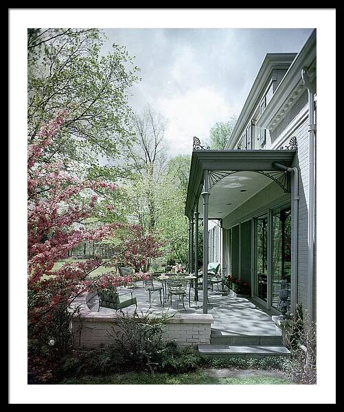 Hollis Baker's Patio Framed Print