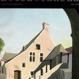 House & Garden Cover Illustration Of An Historic by Pierre Pages