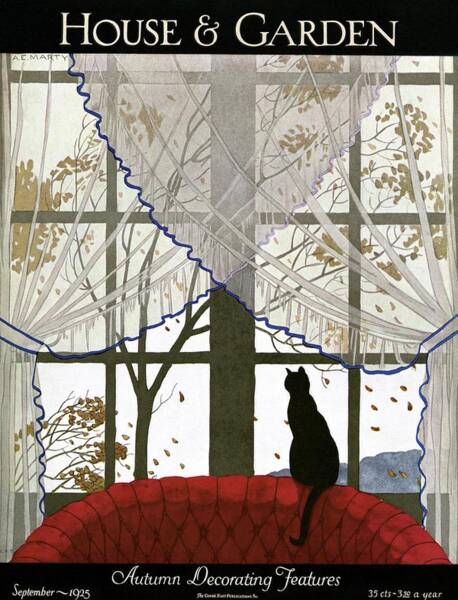 House And Garden Cover Art Print