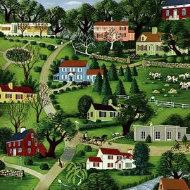 House And Garden Cover Featuring An Illustration by Victor Bobritsky