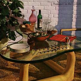 House And Garden Cover Featuring Brunch by John Rawlings