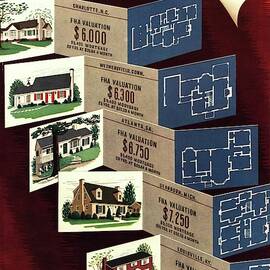 House And Garden Cover Featuring Houses by Robert Harrer