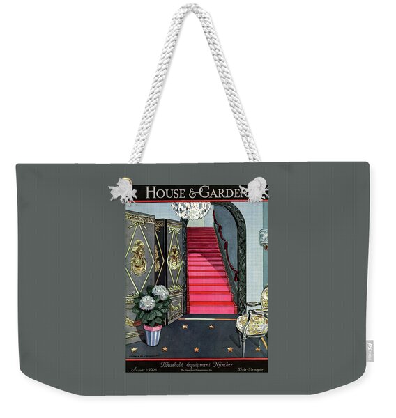 House And Garden Household Equipment Number Cover Weekender Tote Bag