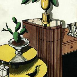 House And Garden Household Equipment Number Cover by Marion Wildman