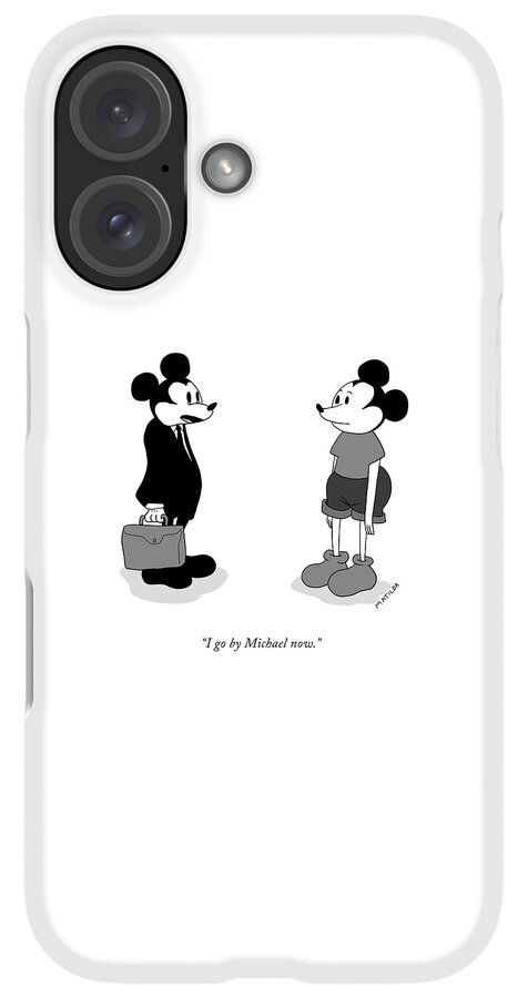 iPhone Case - I Go By Michael Now by Matilda Borgstrom