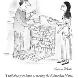 Loading the Dishwasher by Victoria Roberts