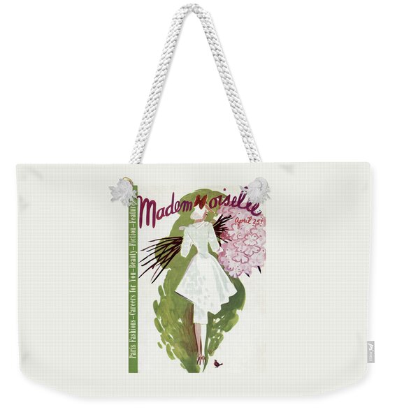 Mademoiselle Cover Featuring A Woman Carrying Weekender Tote Bag