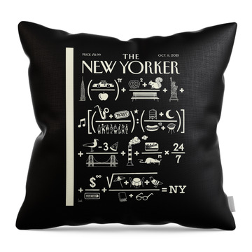 Magic Formula Throw Pillow