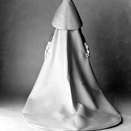 Model in a Balenciaga Wedding Dress by David Bailey