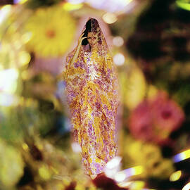 Model in a Silk Dress and Shawl by Gordon Parks