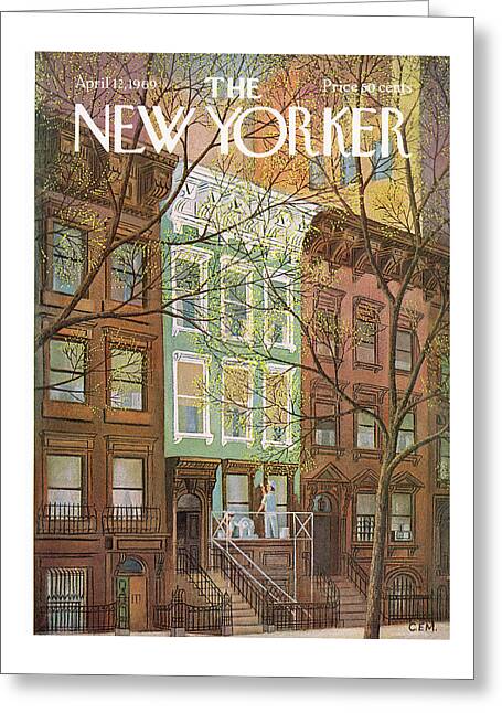 New Yorker April 12th, 1969 Greeting Card