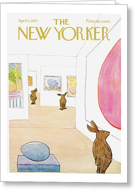 New Yorker April 1st, 1972 Greeting Card