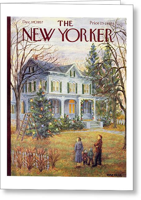 New Yorker December 14 1957 Greeting Card