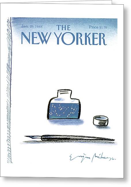 New Yorker January 25th, 1988 Greeting Card