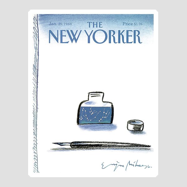 New Yorker January 25th, 1988 Sticker