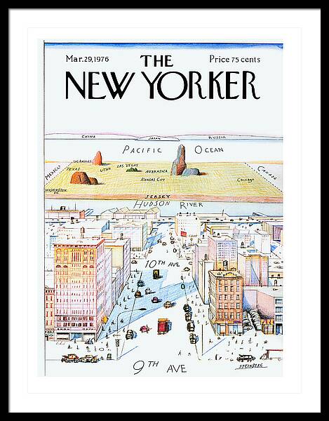 New Yorker March 29, 1976 Framed Print