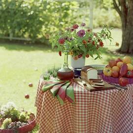 Outdoor Lunch In The Shade Of A Tree by Wiliam Grigsby