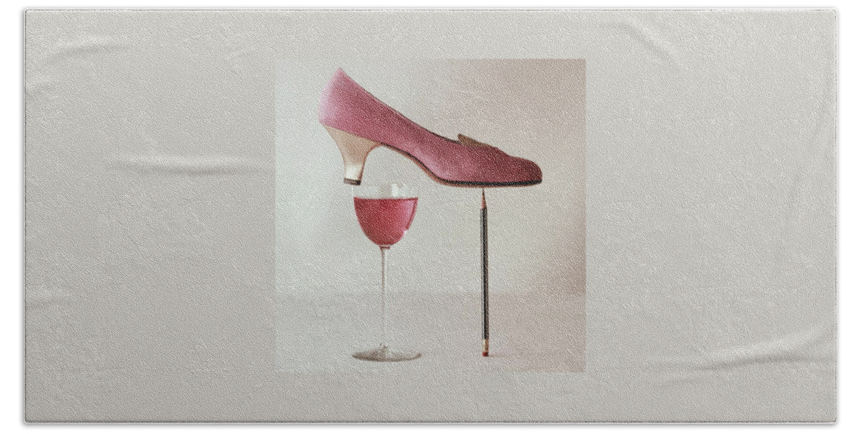 Pink Capezio Pump Bath Towel