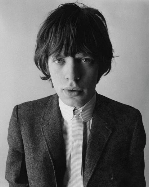 Portrait Of A Young Mick Jagger Art Print