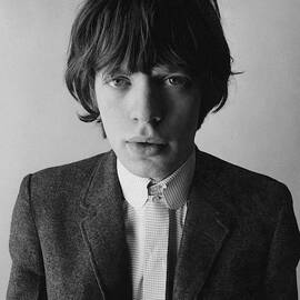 Portrait of a Young Mick Jagger by David Bailey