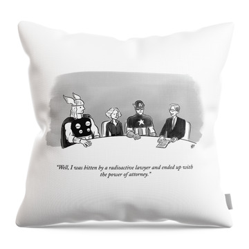 Power Of Attorney Throw Pillow