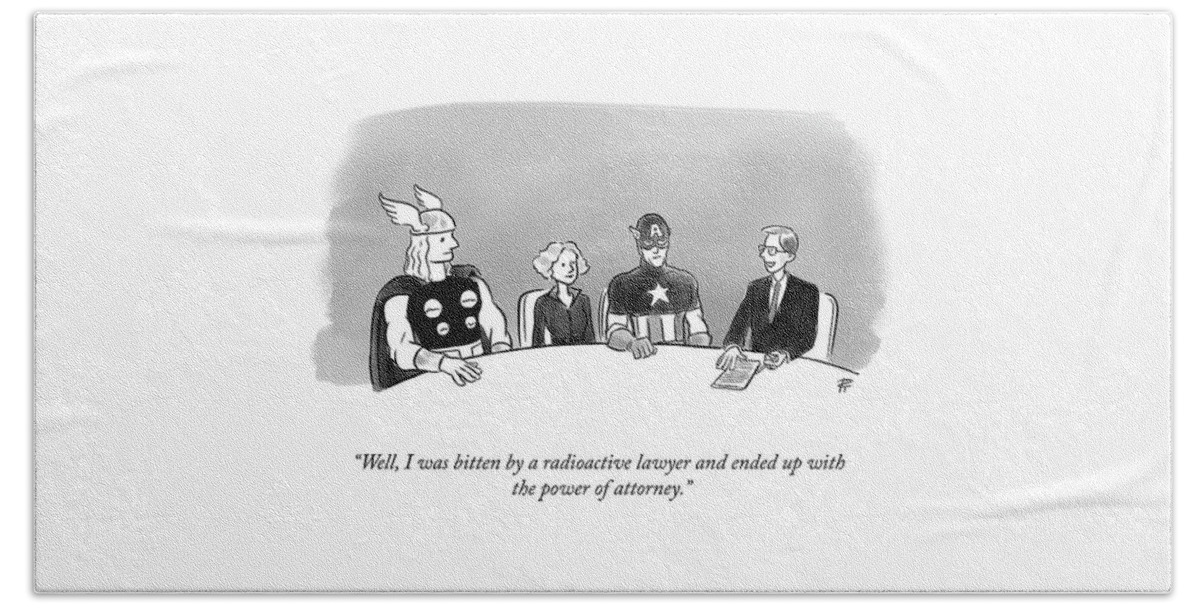 Power Of Attorney Bath Towel