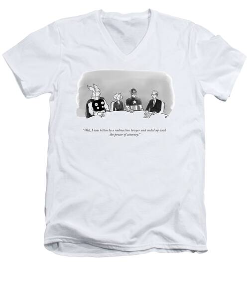 Power Of Attorney Men's V-Neck T-Shirt