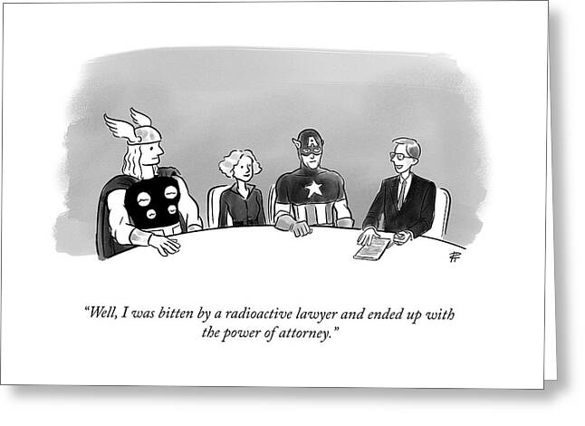 Power Of Attorney Greeting Card