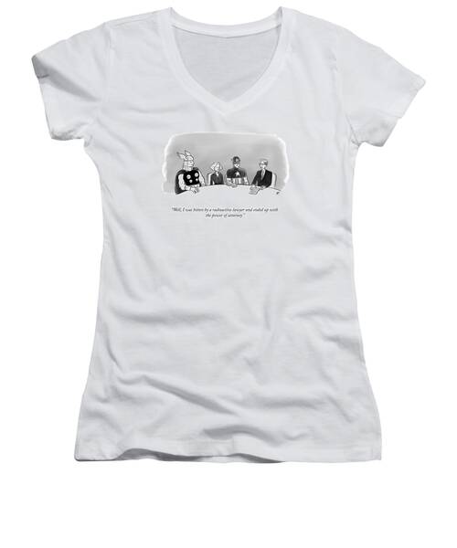Power Of Attorney Women's V-Neck
