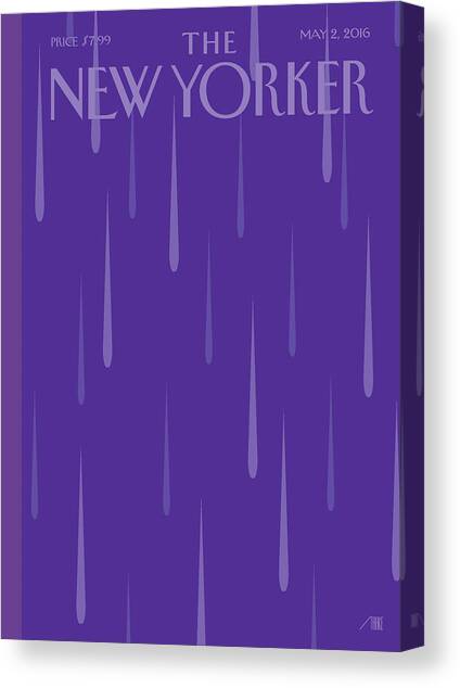 Purple Rain Canvas Print