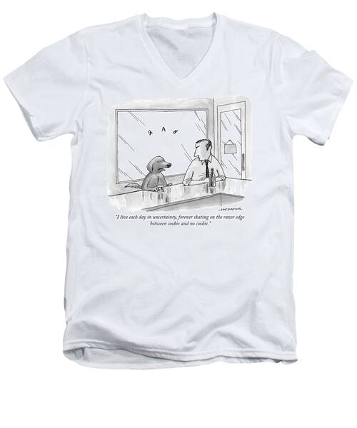 Cookie And No Cookie Men's V-Neck T-Shirt