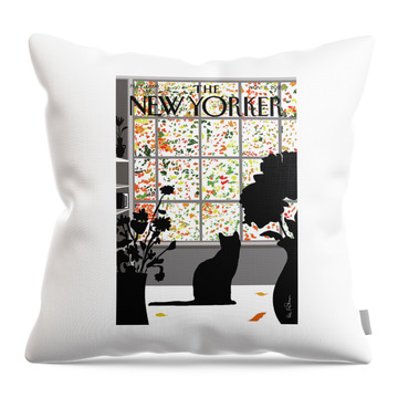 Seasons Turn Throw Pillow