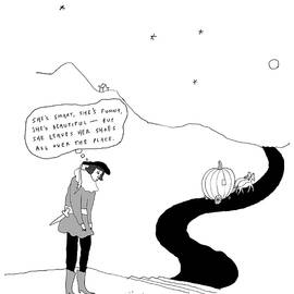 She leaves her shoes all over the place by Liana Finck