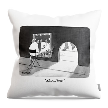 Showtime Throw Pillow