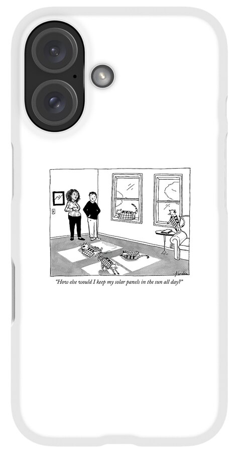 iPhone Case - Solar panels in the sun all day by Kendra Allenby