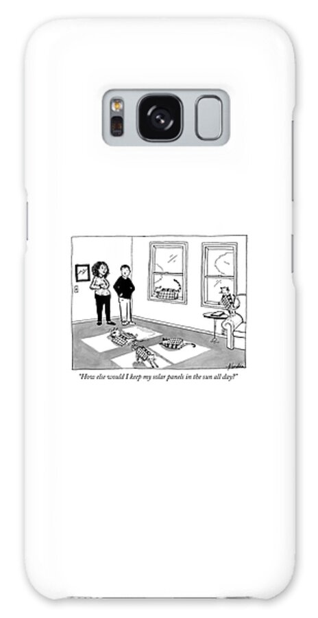 Galaxy Case - Solar panels in the sun all day by Kendra Allenby