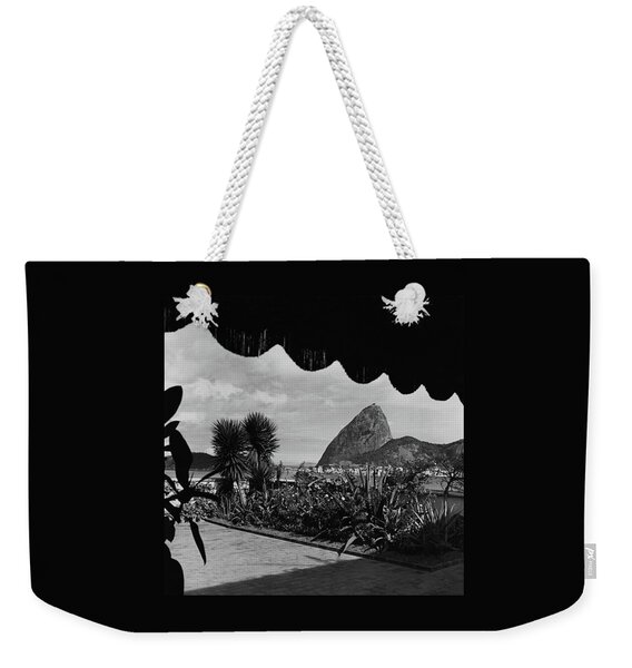 Sugarloaf Mountain Seen From The Patio At Carlos Weekender Tote Bag