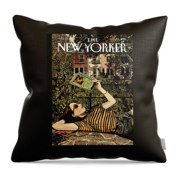 Sun-dappled Throw Pillow