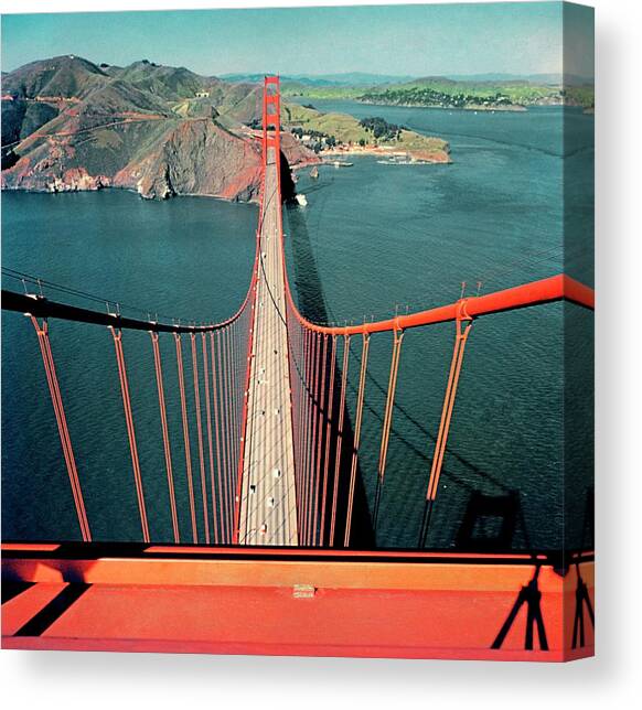 The Golden Gate Bridge Canvas Art Print by Serge Balkin