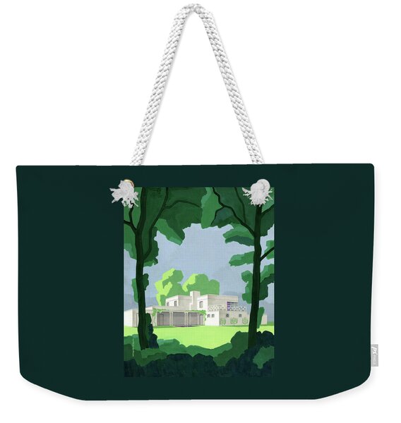 The Ideal House In House And Gardens Weekender Tote Bag
