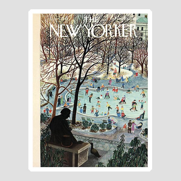 The New Yorker Cover - February 4th, 1961 Sticker
