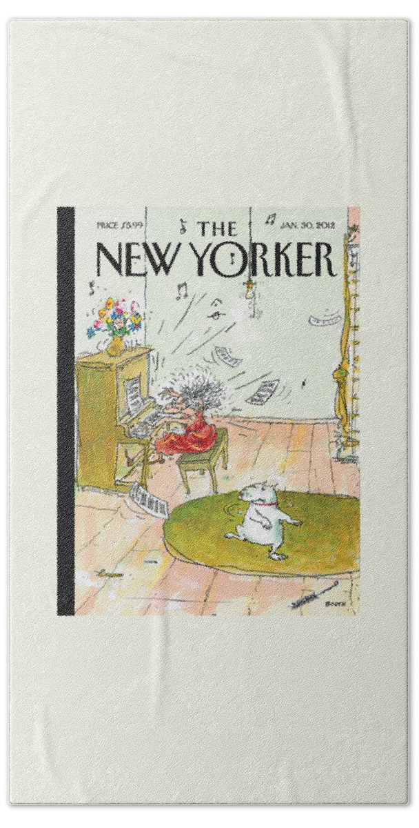 Winter Blues Hand Towel