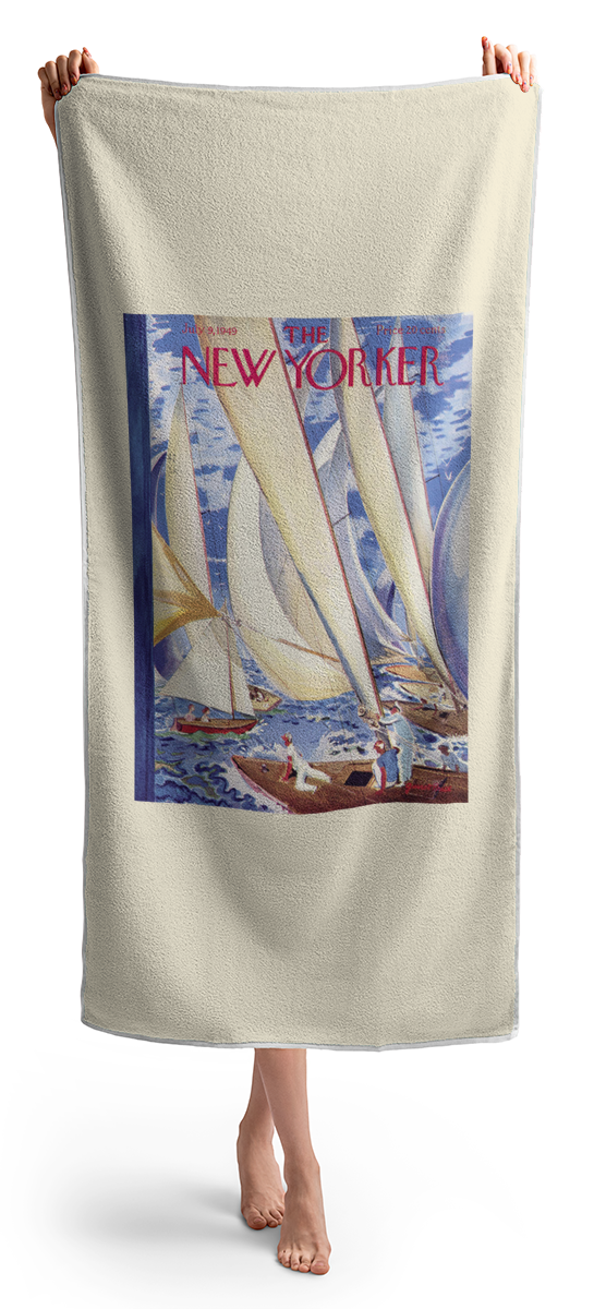 New Yorker July 9, 1949 Beach Towel