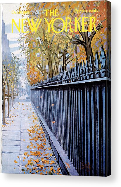 New Yorker October 19, 1968 Acrylic Print