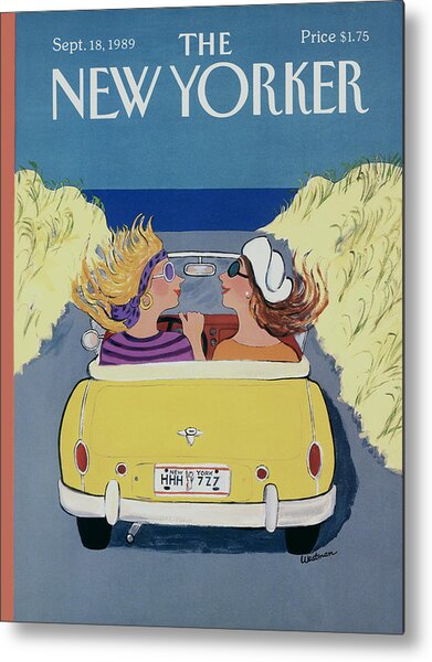 The New Yorker Cover - September 18th, 1989 Metal Print