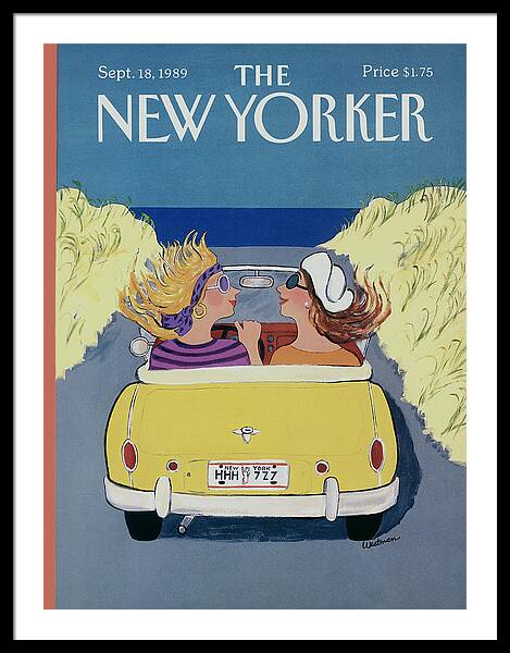 The New Yorker Cover - September 18th, 1989 Framed Print