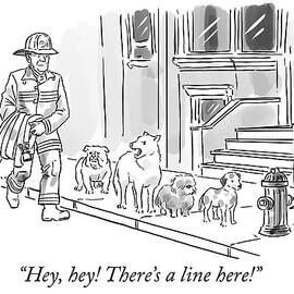 Theres a line here by Pia Guerra